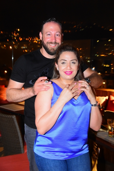 Nathaly Safy and Rabih Rahal at The View